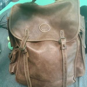 Roots Omers Leather Backpack
